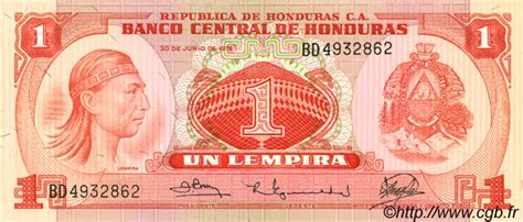 Lempira Honduras P B Billets