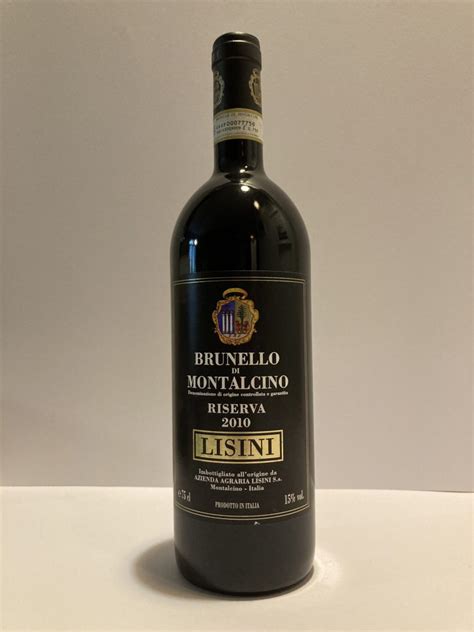 Brunello Di Montalcino DOCG Riserva Lisini Enoteca Al Risanamento