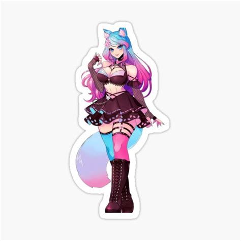 Hot Neko Girl Sticker For Sale By Sadechvainngi Redbubble