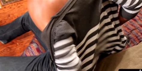 Ripped Black Amateur Tugging On His Cock Tnaflix