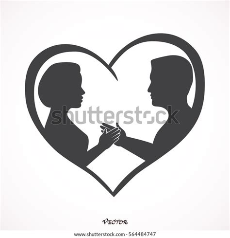 Man Woman Faces Vector Profiles Stock Vector Royalty Free 564484747 Shutterstock