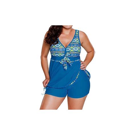 Mjgkhiy Costumi Da Piscina Donna Push Up Curvy Bikini Set Tankini