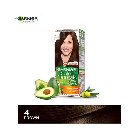 Garnier Color Naturals Creme Nourishing Permanent Hair Color (4-Natura ...