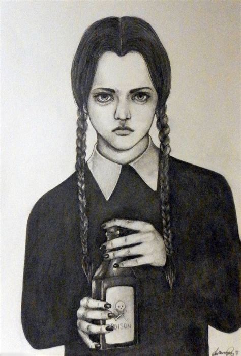 Wednesday Addams Portrait By Josannah On Deviantart