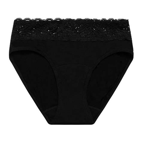 Modibodi Sensual Hi Waist Bikini Light Moderate Black L BIG W