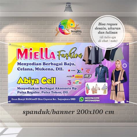 Jual Spanduk Banner Aksesoris Wanita Olshop Fashion Shopee Indonesia