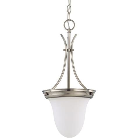 Filament Design 1 Light Brushed Nickel Pendant 9 75 Inch The Home Depot Canada