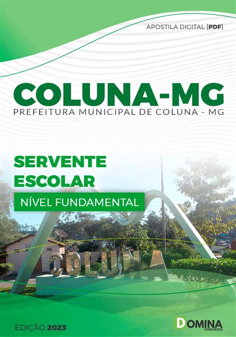 Apostila Concurso Pref Coluna Mg Servente Escolar