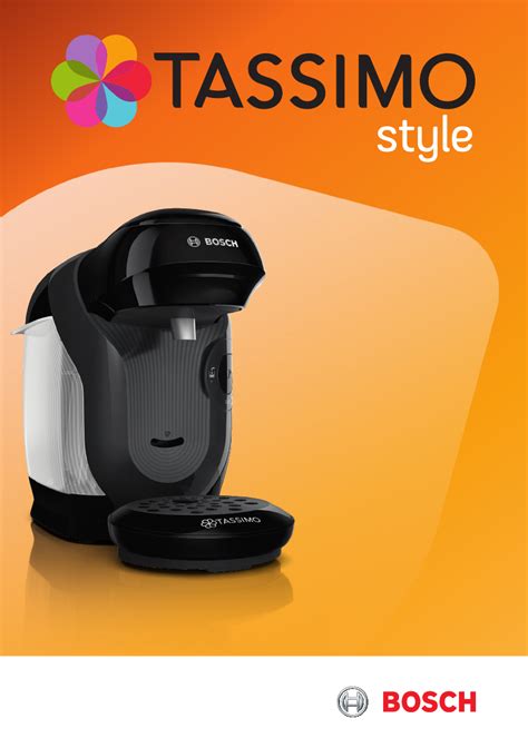 Mode D Emploi Bosch Tassimo Style Tas1103 Français 200 Des Pages