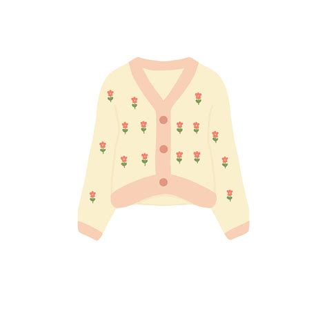 Hand drawn Cardigan Illustration 23271434 PNG