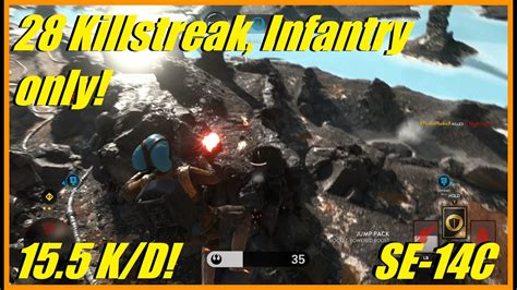 Star Wars Battlefront 28 Killstreak Infantry Only Droid Run 15