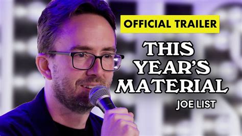 Joe List This Years Material Trailer Youtube