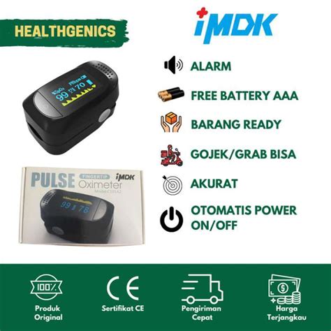 jual fingertrip pulse oxymeter alat pengukur oksigen darah alarm