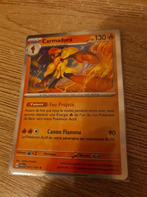 Carte Pokemon Carmadura Carlate Et Violet Ev Fr