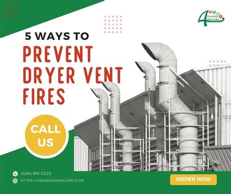 Ways To Prevent Dryer Vent Fires