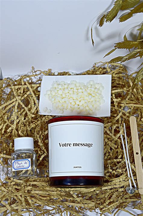 Scented Candle Making Kit With Personalized Message Natural Etsy