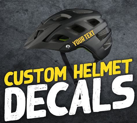 Personalized Bike Helmet Decals Decals for Helmet MTB - Etsy Canada