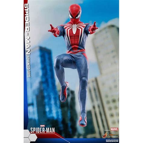 Hot Toys Marvel S Spider Man Videogame Masterpiece Action Figure Spider Man Advanced Suit