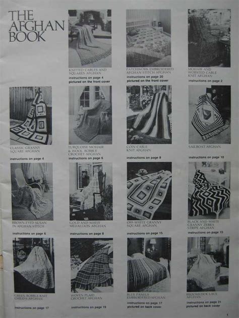 The Afghan Book Knitting Crochet Pattern Book By Leisure Arts Etsy