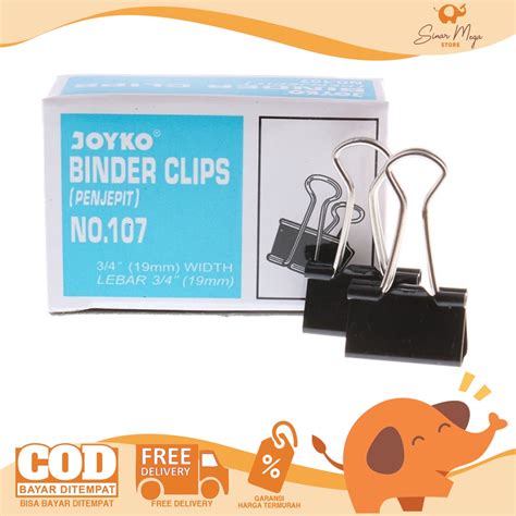 Jual Joyko Binder Clip Penjepit Kertas Shopee Indonesia