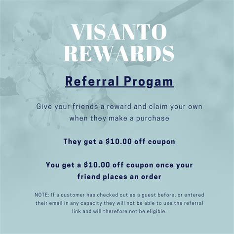 New Loyalty Program Feature - Referrals – Visanto US