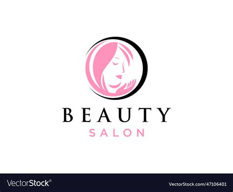 Beauty woman hair facial care salon therapy spa Vector Image