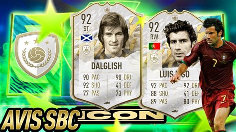 Fifa 22 Avis Sbc Kenny Dalglish 92 Icon Prime Luís Figo 92 Icon