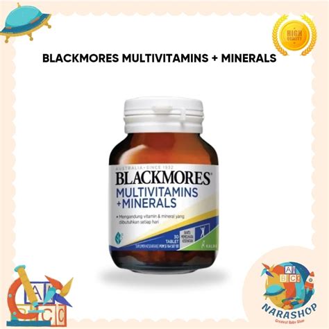 Jual Blackmores Multivitamins Plus Minerals Bpom Kalbe Tab