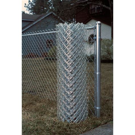 3 Ft H X 50 Ft L 115 Gauge Galvanized Galvanized Steel Chain Link