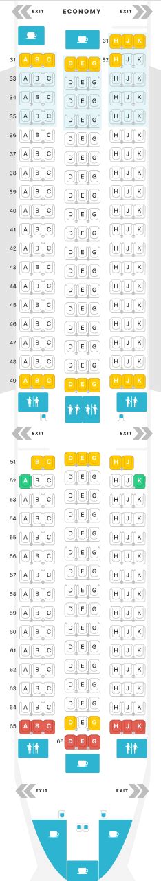 Qatar Airbus A350 900 Seat Map | Elcho Table