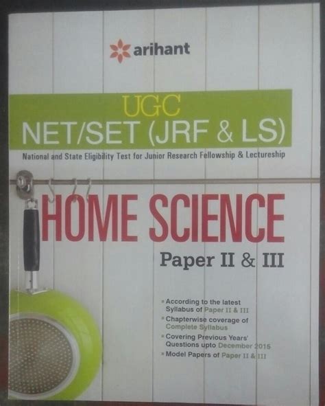 Buy 193 Ugc Net Set Home Science Paper II III Arihant Book Online At