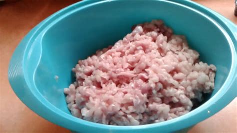 какой вес чистого мяса у тушки кролика ♡ фарш из крольчатины♡ - YouTube