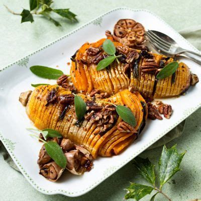 Kerstrecept Hasselback Pompoen