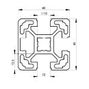 Aluprofiltechnik Aluprofil Nut Nutprofil Strebenprofil