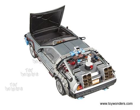 Back To The Future Time Machine W Opening Mr Fusion Extras By Mattel Hot Wheels Elite