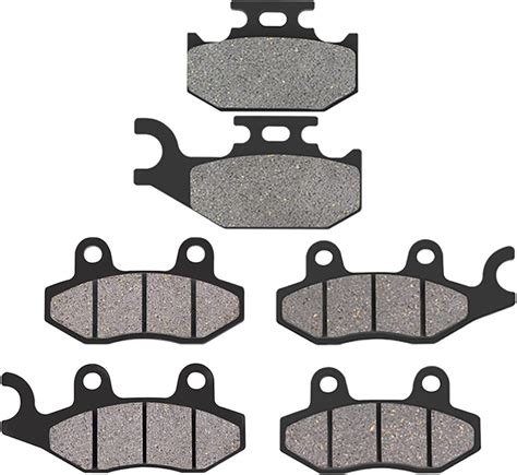 Amazon AHL Front And Rear Brake Pads Compatible With YAMAHA RHINO