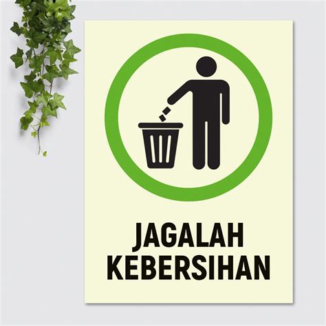 Gambar Tulisan Jagalah Kebersihan