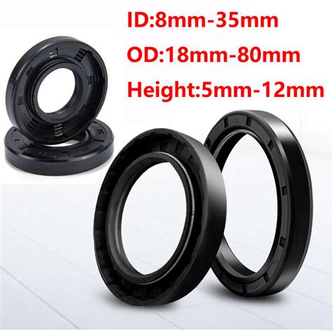 Tc Fb Skeleton Oil Seal Rings Rotary Shaft Sealing Nbr Double Lip Seal