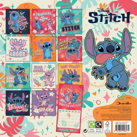 Venta De Calendario 2023 Lilo Y Stitch Disney 30X30