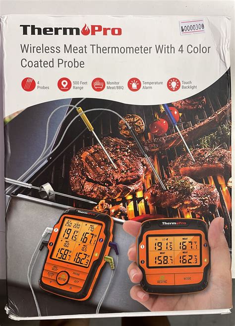 ThermoPro TP27C Backlight 4 Probes Digital Thermometer $300, 寵物用品, 寵物家品 ...
