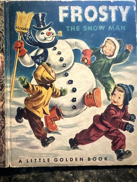 Frosty The Snowman, A Little Golden Book 1951 Illustrated By Corinne ...