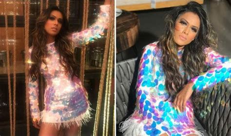 Nia Sharma Looks Smoking Hot In Short Shimmery Dress And Nude Lips As She Strikes A Sultry Pose