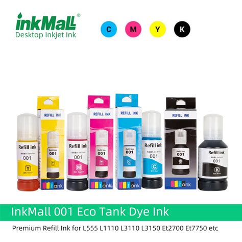 Inkmall Ink For Epson Printer Eco Tank Desktop Printer