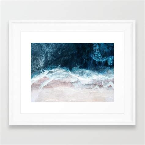 Blue Sea Ii Framed Art Print By Nadja Framed Art Prints Framed Art