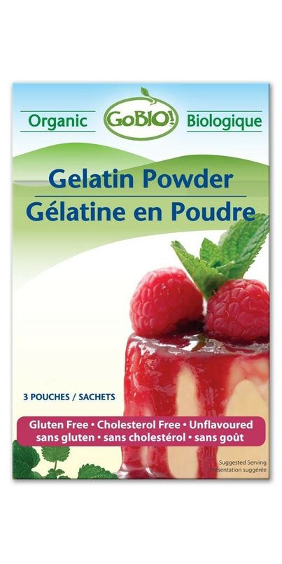 Buy Gobio Organic Gelatine Powder At Well Ca Free Shipping 35 In Canada