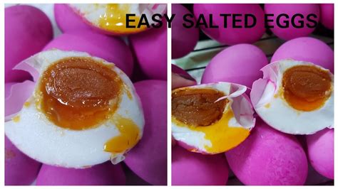 Home Made Salted Eggs Easy Salted Eggs How To Make Salted Eggs Nagmamantika At Masarap Na Salted