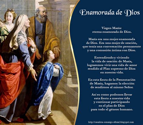 Presentación de la Virgen María Oraciones Imágenes catolicas Virgen