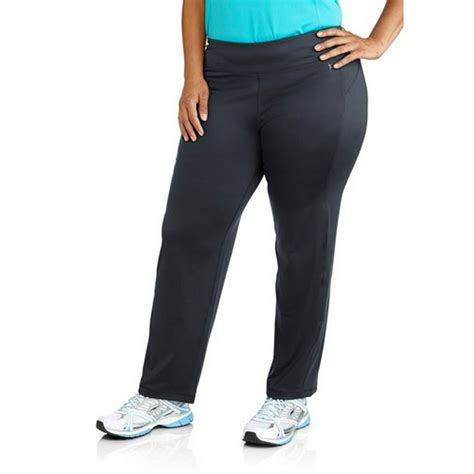 Danskin Now Womens Plus Size Performance Straight Leg Pants