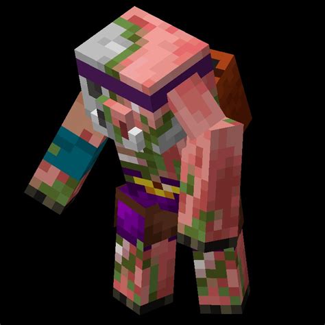 Zombified Piglin Fungus Thrower Minecraft Features Wiki Fandom