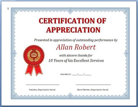 32 Certificate Of Appreciation Ideas Certificate Of Appreciation Images